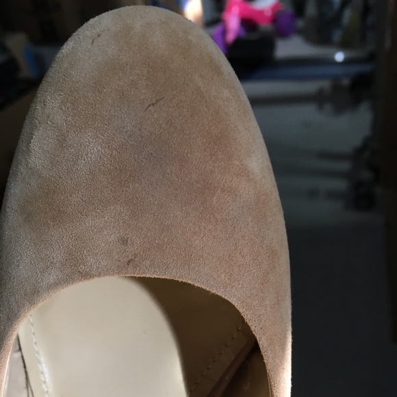Aldo Nude Suede Platform Pumps - Picture 3 of 6